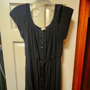 Indigo Rose black utter down  hi low dress